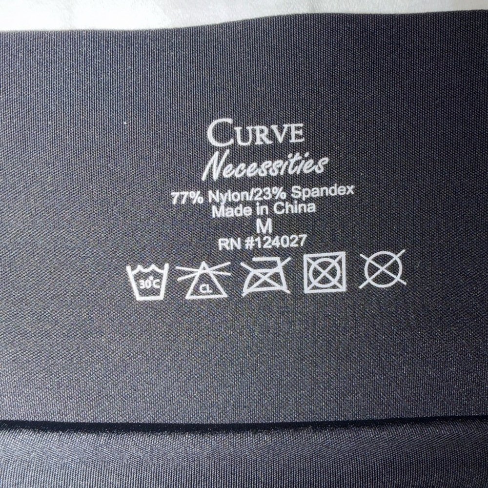 Curve Necessities High Waist Seamless Brief Black NWT Size M - Picture 3 of 3